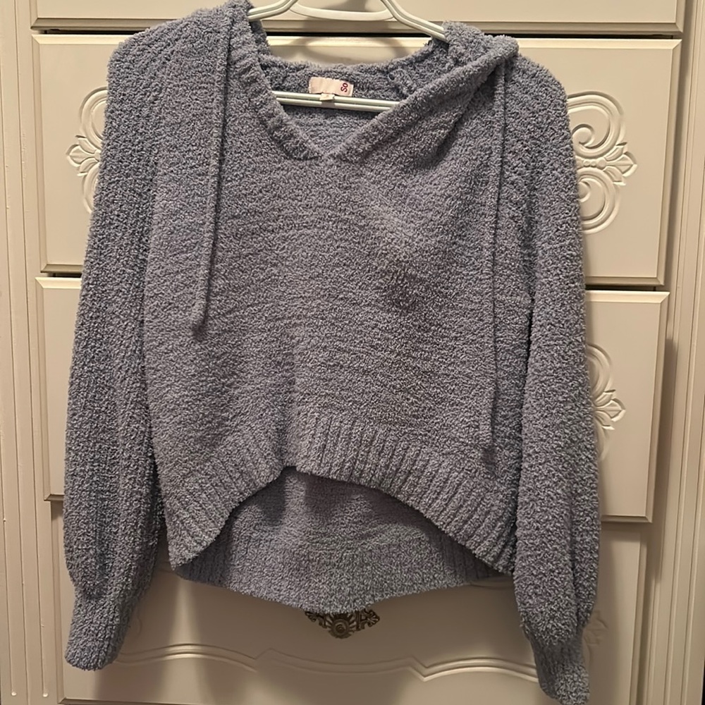 Light Blue Hoodie Sweater